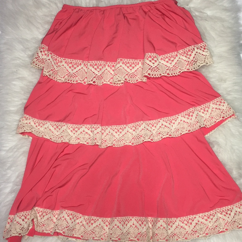 Coral dress